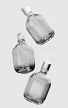 Amazon｜空き瓶 丸いボトル 500ml 無鉛ガラス瓶 保存瓶 ワイン